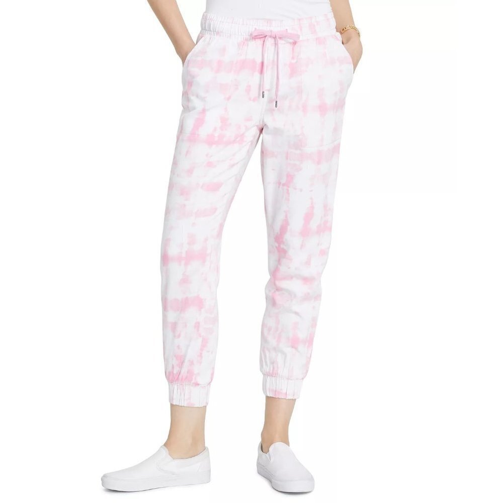 Style & Co Womens Size‎ XL Pull On Tie-Dyed Jogger Pants Pink Icing $49